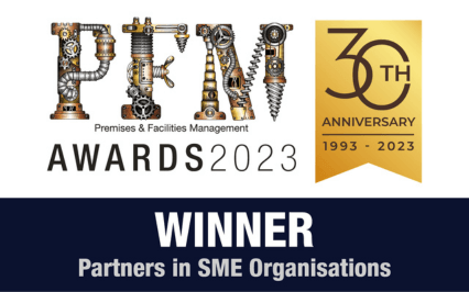 PFM Awards badge for Partners in SME Organisations award