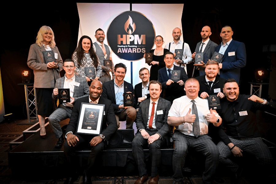 Reiss Lee photographed with the winners at the HPM Awards 2024