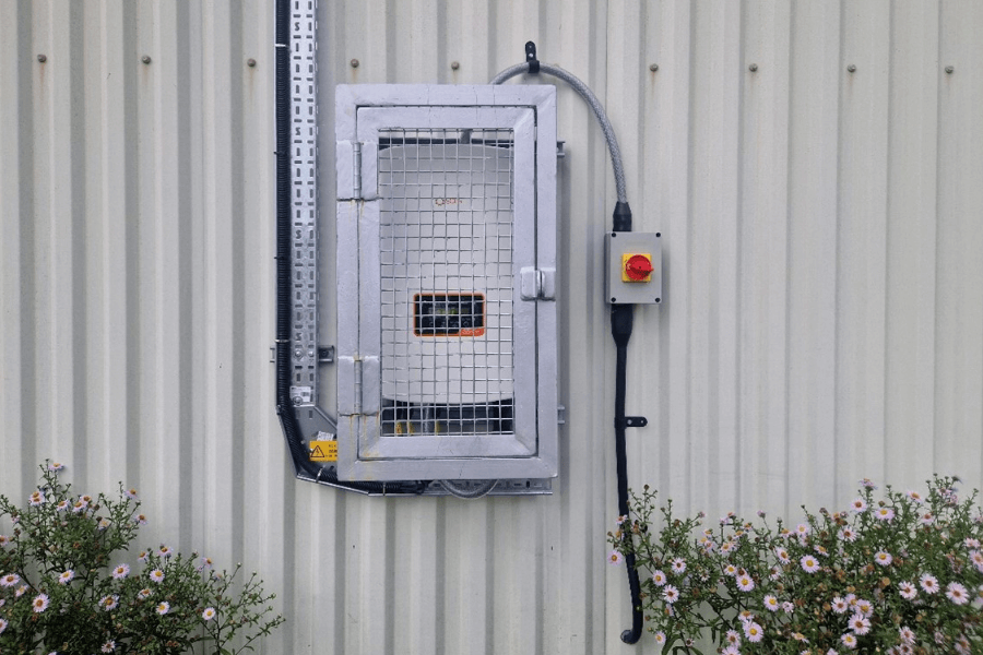 image shows a Reverse Power Relay Panel