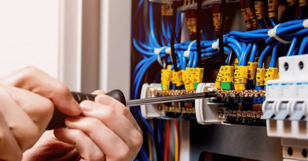 Image of an electrical circuit board