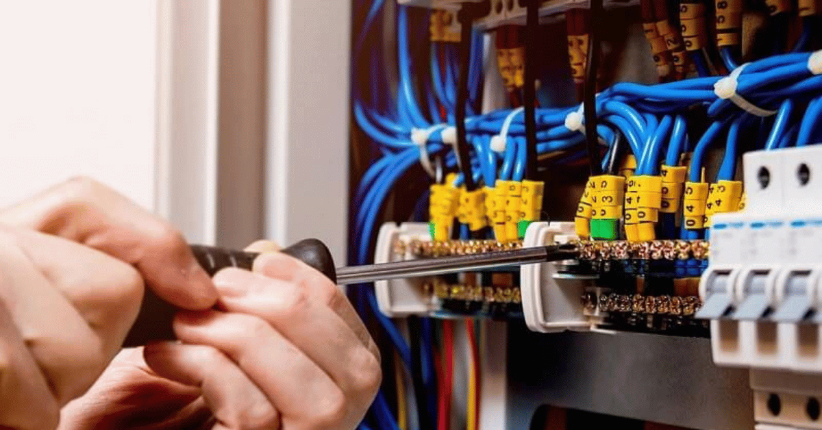 Image of an electrical circuit board